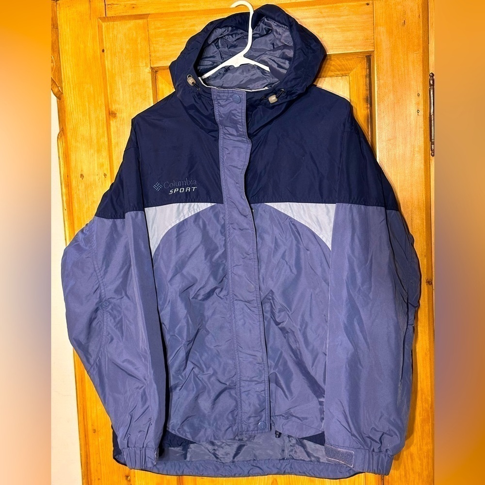 Columbia Sport Activewear Zip Up Hooded Jacket Size Medium